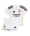 adidas Real Madrid Baby Trikot Set Home 2025/2026 Kids Weiß - weiss