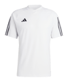adidas Tiro 23 Trikot Weiss Schwarz - weiss