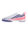 adidas F50 Hyperfast League Laceless TF Kinder Weiß - weiss