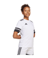 adidas Squadra 25 Trikot Kids Weiß Schwarz - weiss