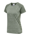 Hummel hmlci Seamless T-Shirt Damen F6361 - gruen