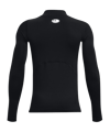 Under Armour HeatGear Mock langarm Kids F001 - schwarz