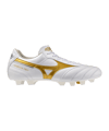 Mizuno Morelia II Pro FG Bright Gold Weiß F50 - weiss