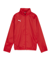 PUMA teamGOAL Allwetterjacke Kids Rot Weiss F01 - rot
