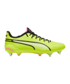 PUMA KING Ultimate MxSG Gelb Schwarz Pink F03 - gruen