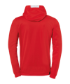 Kempa Player Kapuzenjacke | Rot Weiss F03 - rot