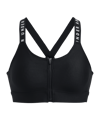 Under Armour Zip Sport-BH Damen Schwarz F001 - schwarz