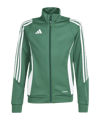 adidas Tiro 24 Trainingsjacke Kids Grün Weiss | - gruen