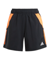 adidas Tiro 24 Competition Downtime Short Damen Schwarz Rot - schwarz