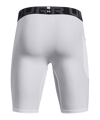 Under Armour HeatGear Long Short Weiss F100 - weiss