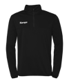 Kempa 1/4 Zip Sweatshirt Schwarz F001 - schwarz