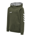 Hummel Cotton Hoody Kids Grün F6084 - gruen