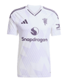 adidas Manchester United Trikot Away 2025/2026 Weiß - weiss
