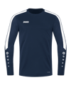 JAKO Power Sweatshirt Blau Weiss F900 - blau