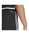 adidas Tiro 23 Competition Match Short Damen Schwarz Weiss - schwarz