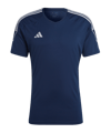 adidas Tiro 23 Trikot Dunkelblau Weiss - blau
