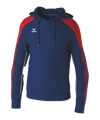 Erima Evo Star Hoody Kids Blau Fnewnavyrot 
