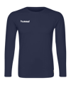 Hummel First Performance Langarmshirt Blau F7026 - blau
