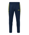 JAKO Allround Trainingshose Damen Blau Gelb F904 - blau