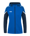JAKO Performance Kapuzenjacke Damen Blau F403 - blau