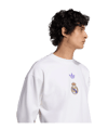 adidas Real Madrid Lfstlr Sweatshirt Weiß - weiss