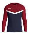 JAKO Iconic Sweatshirt Blau Rot F901 - blau