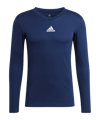 adidas Team Base Top langarm Blau - blau