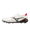 Mizuno Morelia Neo IV Made in Japan FG Special Edition Weiss Schwarz Rot F09 - weiss