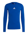 adidas Techfit Shirt langarm Blau