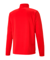 PUMA teamRISE HalfZip Sweatshirt Rot F01 - rot