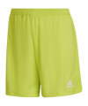 adidas Entrada 22 Short Damen Grün Weiss - gruen