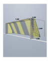 Cawila Tornetz 4MM HEX120 7,5x2,5m 0,8x1,5m GelbS | - gelb