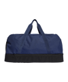 adidas Tiro League Duffel Bag Gr. L Blau Weiss - dunkelblau
