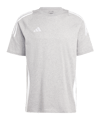 adidas Tiro 24 T-Shirt Grau Weiss - grau