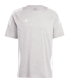 adidas Tiro 24 T-Shirt Grau Weiss - grau