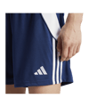 adidas Tiro 24 Short Damen Blau Weiss - blau