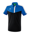 Erima Squad Poloshirt | Blau Schwarz - blau