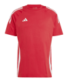 adidas Tiro 24 T-Shirt Rot Weiss - rot