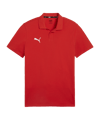 PUMA teamGOAL Casuals Poloshirt Rot F01 