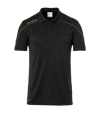 Uhlsport Stream 22 Poloshirt Schwarz Grün F24 - schwarz