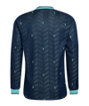 adidas DFB Deutschland Authentic Trikot Langarm |  Away WM 2026 Blau - blau