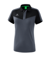 Erima Squad Poloshirt Damen | Schwarz - schwarz