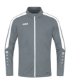 JAKO Power Polyesterjacke Grau Weiss F840 - grau