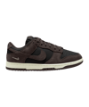 Nike Dunk Low Suede Damen Schwarz 