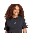 adidas Essentials 3 Stripes T-Shirt Damen Schwarz - schwarz