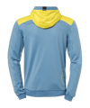 Kempa Emotion 2.0 Kapuzenjacke Hellblau Gelb F14 - blau