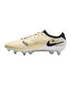 Nike Tiempo Legend X Elite SG AC Mad Ready Beige Schwarz F700 - gelb