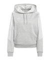 adidas Tiro 24 Hoody Damen Grau Weiss - grau
