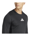 adidas Trikot langarm Schwarz - schwarz