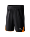 Erima 5-Cubes Short Schwarz Orange - schwarz
